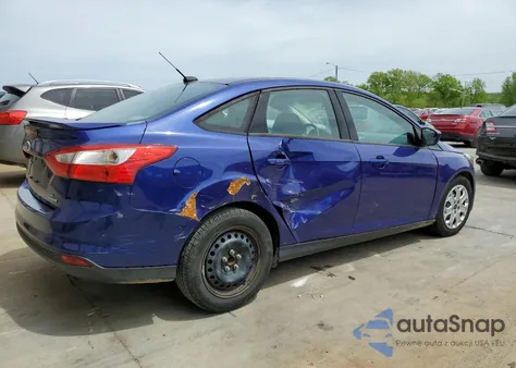 2012 Ford Focus Se from USA, damaged, VIN 1FAHP3F27CL447331